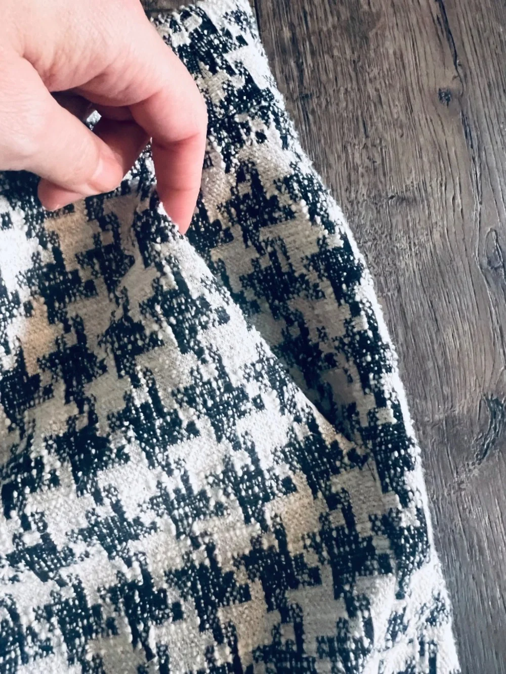 Tommy Hilfiger Black and White Houndstooth Trousers - Picture 8 of 11